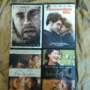 A set of four great drama movies will add a great collection to your set